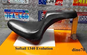 Harley Davidson sella a 2 posti originale con logo Softail 1340 Evolution - Foto 1 di 14