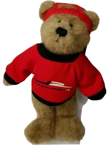 Nascar Teddy Bear Dale Earnhardt Jr. Boyds Collection 10" Red Shirt & Cap # 8 Cover
