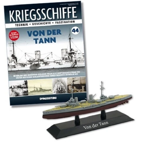 DeAgostini 1:1250 German Battlecruiser - SMS Von der Tann, DAKS44 - Image 1 of 1