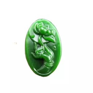 Chinese jade,collectibles,jasper,rare Buddha's hand & Flowers,pendant K(558) - Picture 1 of 5