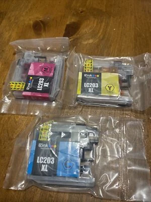Printer Ink Cartridge for Brother LC203XL LC201 MFC-J460DW MFC-J480DW 3 Lot - Image 1 of 4