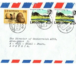 LESOTHO Cover *Diocese of Qacha's Nek* MISSIONARY 1993 {samwells}EB136 - Picture 1 of 6