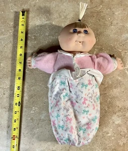 VTG 1982 Mattel CABBAGE PATCH DOLL KID PREEMIE ALL ORIGINAL Girl Blonde Hair - Picture 1 of 6