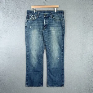 Vintage Y2K Abercrombie Jeans Men 36X32 Kilburn Low Rise Boot Cut original denim - Picture 1 of 18