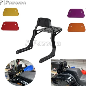 For Softail Low Rider FXLRST FLSB Club Style Passenger Backrests w/Luggage Rack - Picture 1 of 30