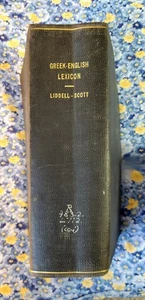 Greek-English Lexicon Based on the German Work of Francis Passow, 1946, Liddell - Picture 1 of 19