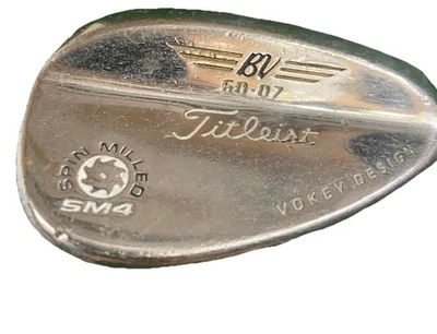 Titleist Vokey SM4 Black Nickel Lob Wedge 60*07 RH Stiff Steel 35 New Jumbo Grip - Image 1 of 4