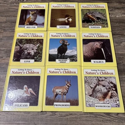 Getting To Know...Nature's Children: Lot Of 9 From  Series, HC, 1996 - Image 1 of 4
