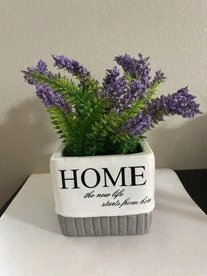 Flores artificiales con maceta para decoración del hogar, decoración del aula escolar, decoración de mesa Foto 1 de 4