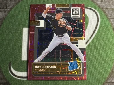 2022 Donruss Optic - Hoy Jun Park Pink Velocity Rated Rookie /249 Pirates - Image 1 of 3