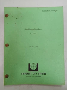 Vintage Original Script "Jazz Babies" 1969 by A. J. Carothers Ross Hunter - Picture 1 of 3