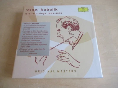 Rafael Kubelik-Rare Recordings 1963-1974-Original Masters-8er DGG CD Box - Bild 1 von 4
