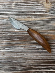 Cuchillo damasco Gamsjaga GJ35 madera de nogal - Imagen 1 de 3