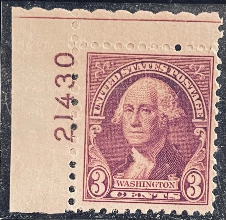 GORGEOUS EXTREMELY RARE VINTAGE 1932 WASHINGTON STAMP PURPLE-VIOLET GEM!!! - Image 1 of 1