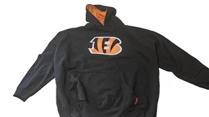 NFL Cincinnati Bengals Hoodie Men’s 4X Black Orange Pullover Fleece Logo - Picture 1 of 10