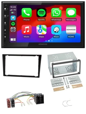 Kenwood MP3 USB DAB 2DIN Bluetooth Autoradio für Opel Combo C Vivaro Corsa C Ome - Bild 1 von 4