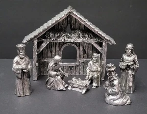 Vintage Silver Nativity - Picture 1 of 6