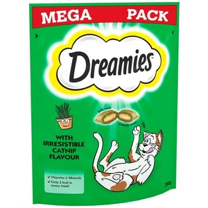 Dreamies Mega Pack Cat Treats, Tasty Snacks with Delicious Catnip, 200g - Picture 1 of 9