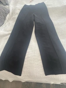 Chanel black wool wide leg black pants - Picture 1 of 8