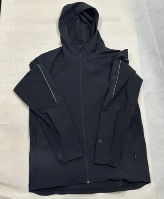 Lululemon Jacket Mens XL Black Hooded Full Zip Athletic Lightweight Windbreaker - Image 1 of 4