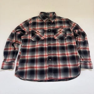 Pendleton Burnside Flannel Shirt Mens XL Flap Pockets Plaid EUC Collared - Picture 1 of 8