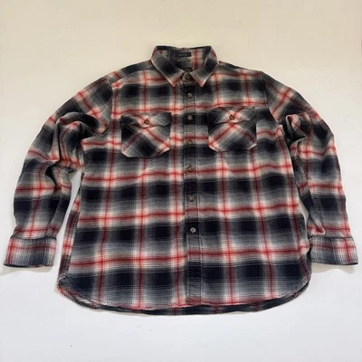 Camisa de franela Pendleton Burnside para hombre XL bolsillos con solapa a cuadros usada en excelente estado con cuello Foto 1 de 4