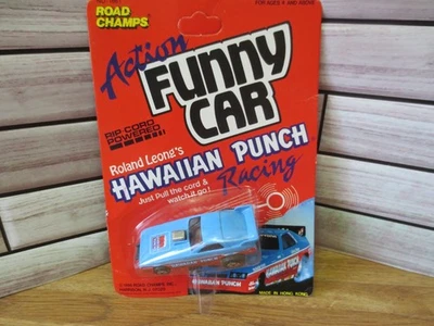 VTG Road Champs Action Funny Car Hawaiian Punch Rip Cord Powered Unpunched Card - Image 1 of 4