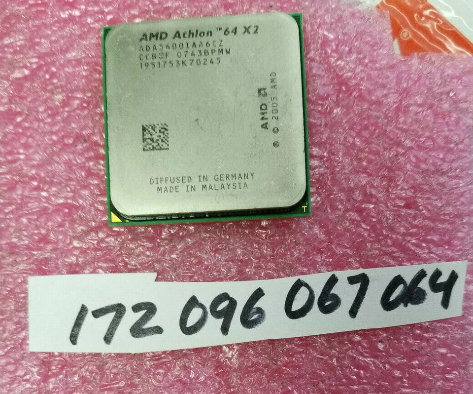  AMD Athlon 64 X2 5600+ Dual-Core 2.8 GHz ADA5600IAA6CZ SOCKET AM2  - Image 1 of 1