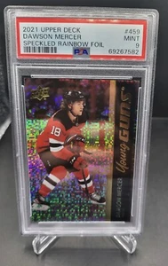 Lámina arco iris Dawson Mercer Young Guns PSA 9 ¡COMO NUEVA! Cubierta superior 2021-22 🔥📈 - Imagen 1 de 2