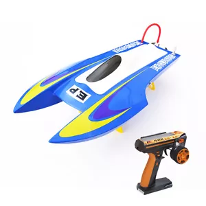 DT M380 Gemini Fiber Glass Electric Racing Speed W/ ESC Motor Servo RTR RC Boat - Picture 1 of 10