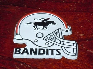 USFL Vintage Tampa Bay Bandits Standings Board Football Fridge Rubber Magnet - Picture 1 of 1