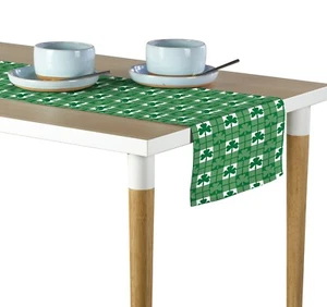 Shamrock Check Table Runners - 12"x72" or 14"x108" - Picture 1 of 1