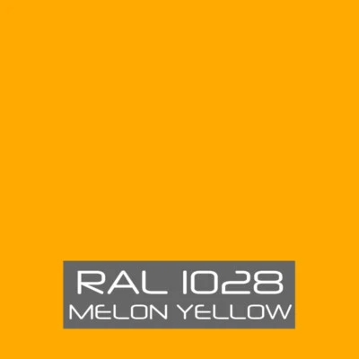 RAL 1028 Melon Yellow Powder Coat Paint - NEW 1LB - Image 1 of 2