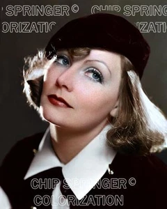 GRETA GARBO IN AS YOU DESIRED ME #1 8X10 BEAUTIFUL COLOR PHOTO BY CHIP SPRINGER - Picture 1 of 1