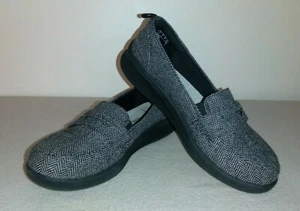 CLARKS Cloud Steppers Gray Womens 7.5 Soft Cushion Form Comfort Slip On Loafer - Picture 1 of 11