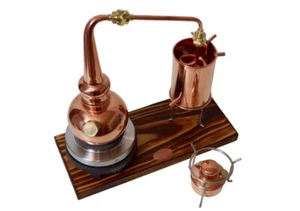 "CopperGarden®" alambic suprême pour whisky 0,5 litre ❀   électrique 500 watts - Afbeelding 1 van 3
