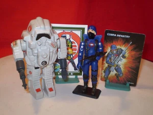 1984 GI JOE COBRA SNAKE S.N.A.K.E. ARMOR & OPERATOR BLACK MAJOR ENEMY ARAH RARE - Picture 1 of 24
