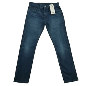 Levi's 502 Taper Stretch Men's 29x30 Regular Straight Zip Dark Wash Blue - Picture 1 of 12