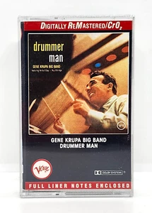 RARE GENE KRUPA BIG BAND / DRUMMER MAN CASSETTE (1956) VERVE RECORDS - Picture 1 of 4