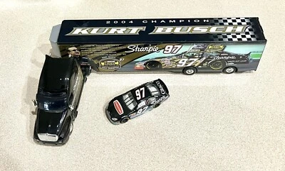 🏁HOT WHEELS 1997 KURT BUSCH ROAD TO CHAMPIONSHIP “NASCAR SHARPIE”+ Race Car 🏁 - Image 1 of 4