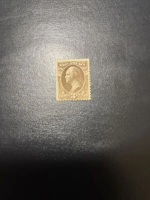 US Official Stamp #O74—1873 3c Treasury Washington Mint Light Hinge Scv$110 - Image 1 of 2