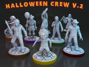 Halloween Monsters Crew V.2 compatible with Horrified/Terrified Board Game - Imagen 1 de 18