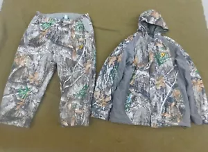 SCENT BLOCKER & SHIELD SERIES REALTREE CAMO HUNTING JACKET SIZE XL & PANTS 2XL - Picture 1 of 13