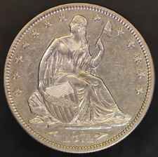 1874Arrows Seated Liberty Half Dollar -LOT 4780