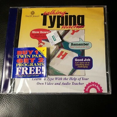  Swift Jewel Talking Typing Teacher for PC Windows 95 and Higher, New - Image 1 of 4