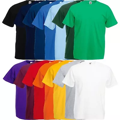 FRUIT OF THE LOOM T-Shirts Légers Homme-21 Coloris-S Au 5XL • 3.99€