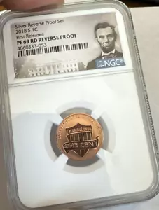 2018-S LINCOLN Shield 1c ~ NGC PR69RD Reverse Proof ~ 1st Release~  EXCEPTIONAL! - Picture 1 of 4