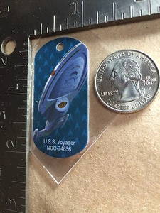Star Trek Dog Tag USS U.S.S. Voyager Ships of the Line NYCC SDCC - Picture 1 of 5