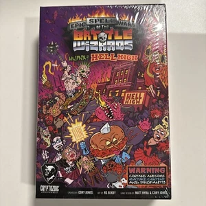 Epic Spell Wars of the Battle Wizards Hijinx at Hell High Board Game Sealed - Picture 1 of 6