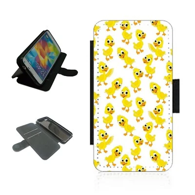 Duck pattern Phone Case wallet For iPhone / Samsung flip Cover - Image 1 of 4